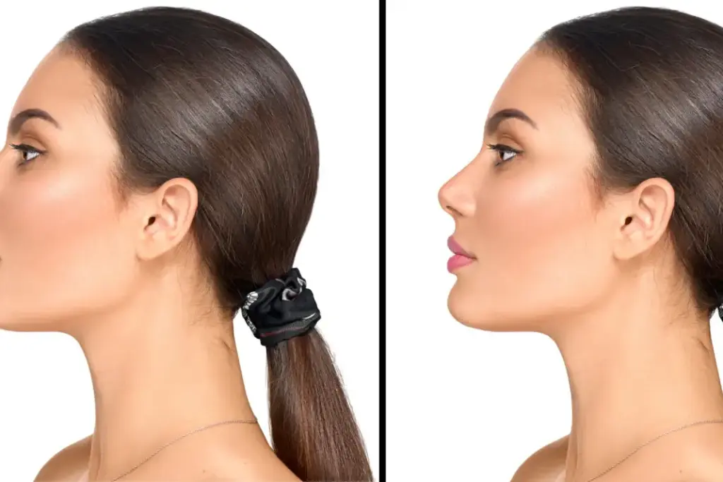 Cosmetic nose surgery pain level illustration