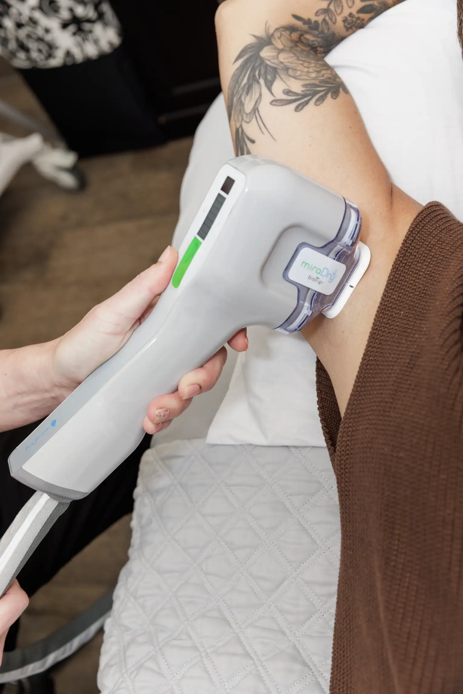 miraDry sweat reduction treatment at The Aesthetic Center, North Dakota