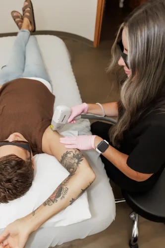Third image of laser hair removal at The Aesthetic Center, North Dakota